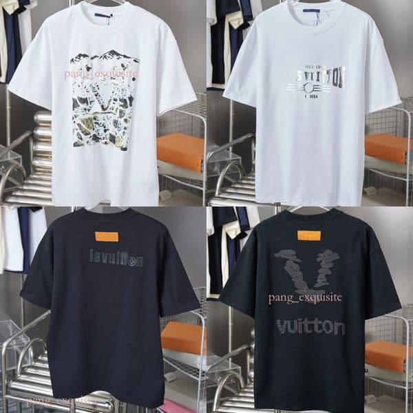 luxury brand Mens T Shirt Designer T Shirt high quality tees Mens Womens Shirts embroidery letter pattern oversized size fashion Casual men's clothing 11