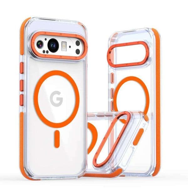 Luxury High Transparent Phone Case Google Pixel 10 9 Pro XL 10Pro 5G For Magsafe Magnetic Wireless Charging Shockproof Cover W260512
