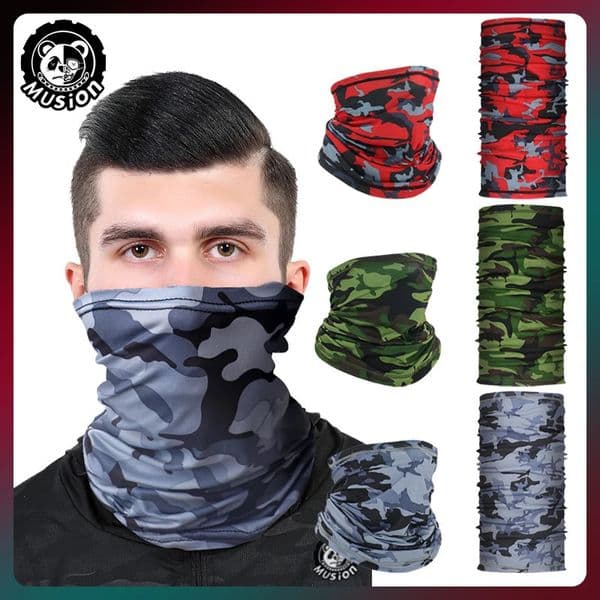Musion Tube Balaclava Cycling Face Mask UV Protection Breathable Multi-Functional for All Seasons Cycling Motorcycle Skiing 260511