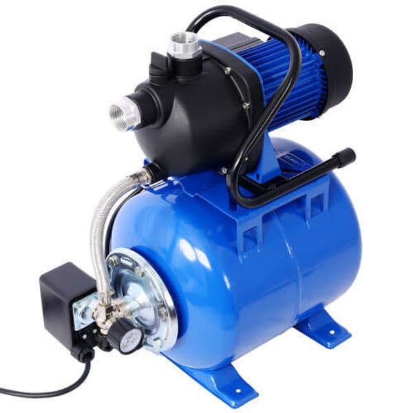 1.6HP Shallow Well with Pressure Tank,garden water pump, Irrigation Pump,Automatic Water Booster Pump for Home Garden Lawn Farm