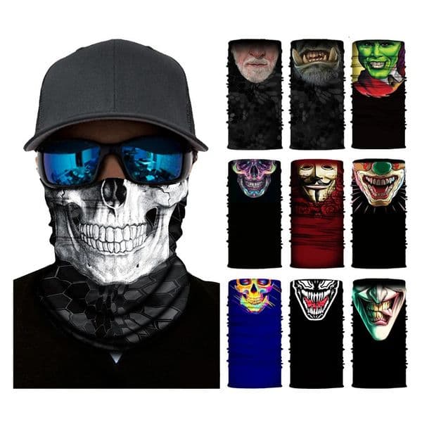 Bicycle Bandana Scarf Seamless Tactical Neck Cover Cycling Ski Face Mask Balaclava for Men Motorcycle Hiking Fishing Snowboard 260512