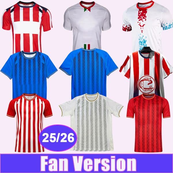 25 27 MOZO Chivas Mens Soccer Jerseys GUZMAN PEREZ MACIAS I. BRIZUELA C. COWELL R,MARTINEZ A.GONZALEZ Home Away 3rd Football Shirts