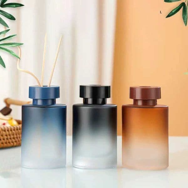 120ML Empty Glass Diffuser Bottle Refillable Aromatherapy Diffuser Jar Container for Replacement Aroma Diffuser DIY Home DecorJ260512