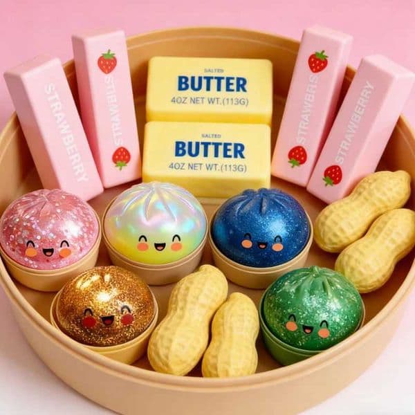 Soft Cheese Raviol Shaped Anti-Stress ToyCheese or Butter Shaped OrnamentSlow Rise Sensory Toy for Stress Relief Z260512