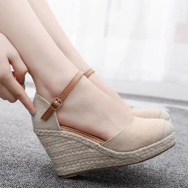 Shoes for Women Summer Fashion Sandals Platform Women Wedges High Heel Casual Ankle Strap Sandals Comfortable Zapatos De Mujer 260511