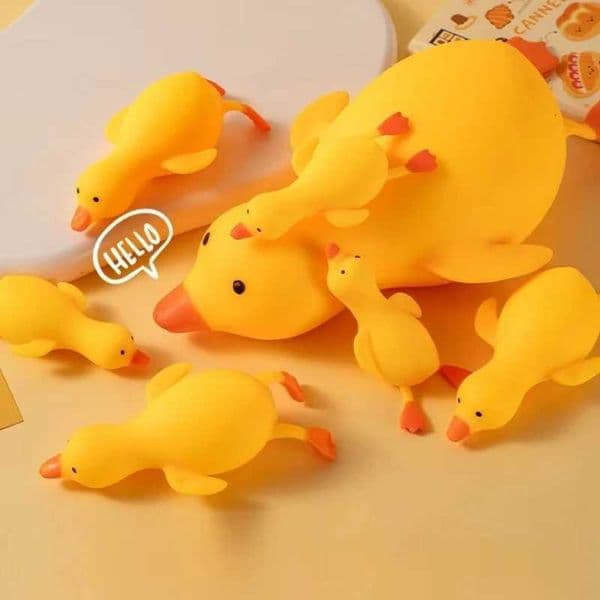 Squishy Antistress Duck Fidgets Toys Cute Goose Animals Vent Toys for Kids Adults Decompression Stretch Toys Friends Best Gift H2605121