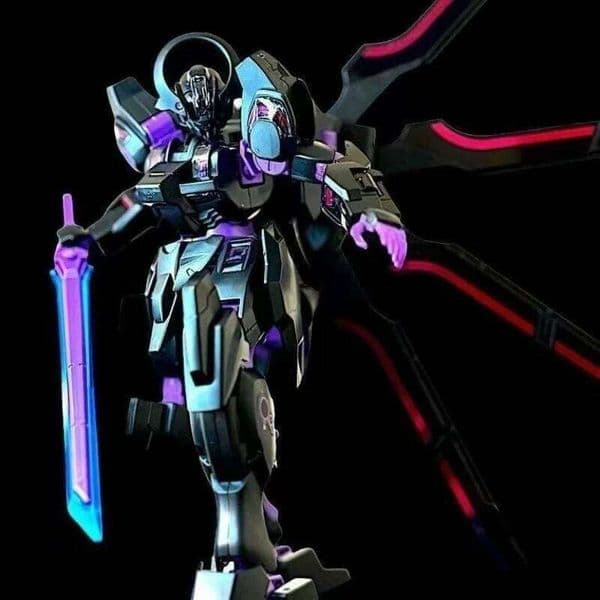 Schwarzette Neon Purple MDX-0003 HG 1/144 Assemble The Model Action Figures Desktop Decoration Children'S Toys Gift Collectible W260512