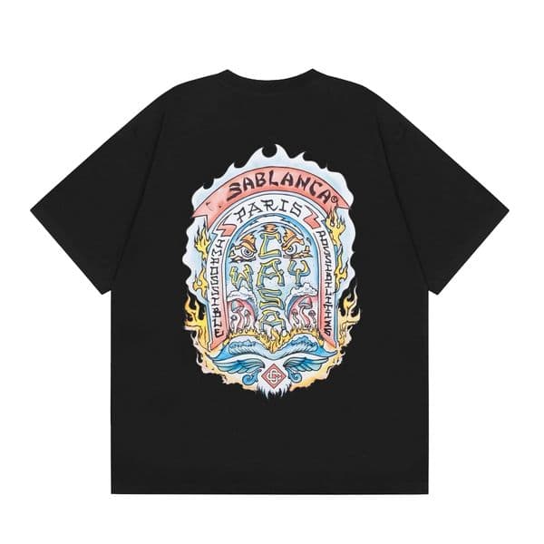 Designer Brand Tees T Shirts High Quality Pure Cotton Short Sleeve Shirt Simple Letter Printed Summer Casual Men Clothing Size