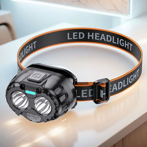 Powerful LED Headlamp Motion Sensor Emergency Head Flashlight 250LM High Brightness Headlight for Outdoor Fishing Camping Hiking 260511