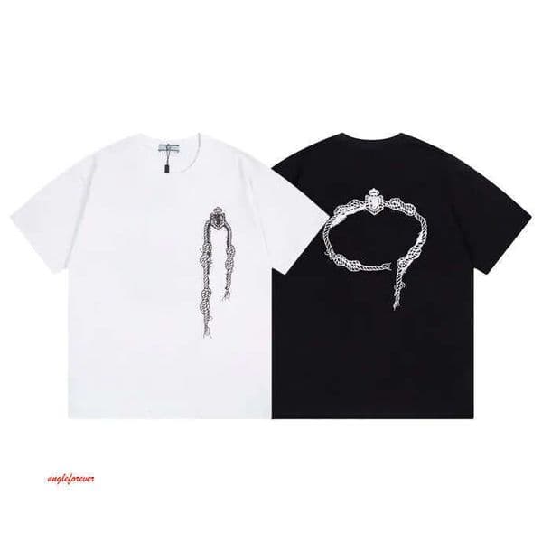 23Ss Designer Letter Printed T Shirts Tee Shirt Fashion High Street Short Sleeves Summer Casual Tshirt Breathable Men Women Crew Neck Tees Dresses