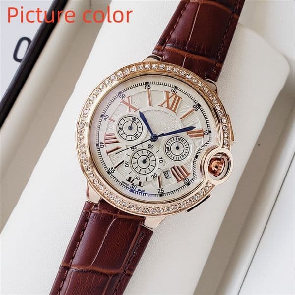 Car Wrist Watches for Men 2026 New Mens Watches All dials work Quartz Watch High Quality Top Luxury Brand Chronograph Clock Fashion accessories leather Belt
