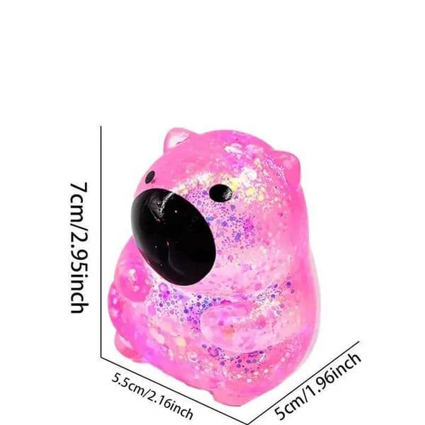 Slow Rebound Capybara Squishy Toy Malt Candy Mochi Fidget Toy Soft Stress Relief Interactive Gift for All Ages Z2605121