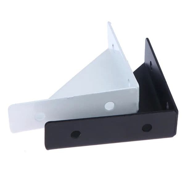 Luxury Designer Decor 90 Degree Metal Bracket - 4Pcs Heavy Duty Brace, Steel Corner Brackets, Right Angle Triangular Reinforcement For room 7