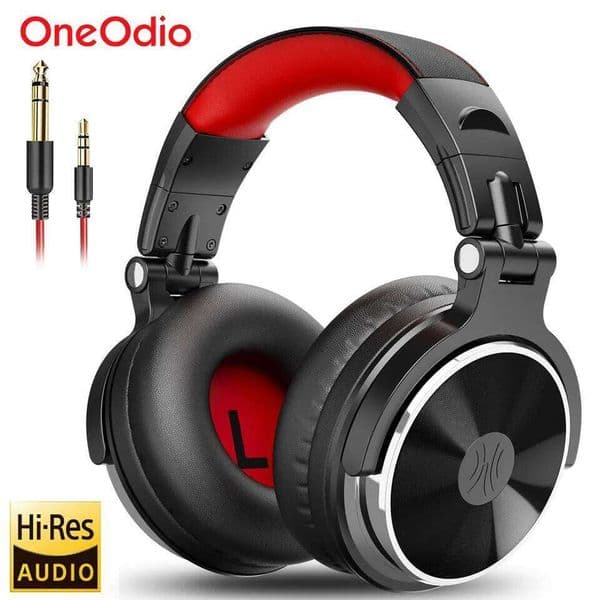 Oneodio Professional DJ Headphones Over Ear Studio Monitor With Microphone HIFI Wired Bass Gaming Headset For Phone 26Y0512