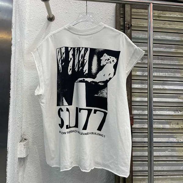2026 Summer Oversized RRR-123 Sve-Cut T Shirt Men Women Graphics Print RRR123 Tank Top Best Quality Cotton Sveless T-Shirt L260511