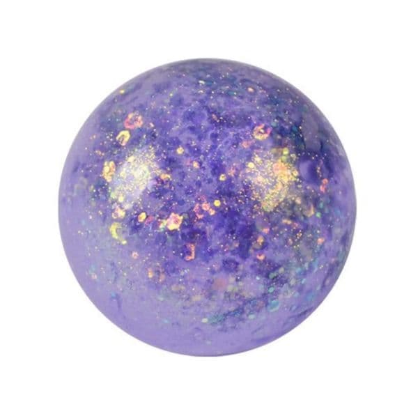 1Pc Iridescent Soft Squishy Ball Durable TPR Material Bouncy Calming Squeeze Stress Relief Toy Z260512