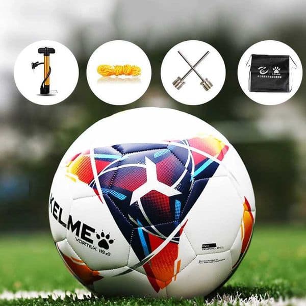 KELME Professional Football Soccer Ball TPU Size 3 Size 4 Size 5 Red Green Goal Team Match Training Balls Machine Sewing 9886130 L2605127O6G