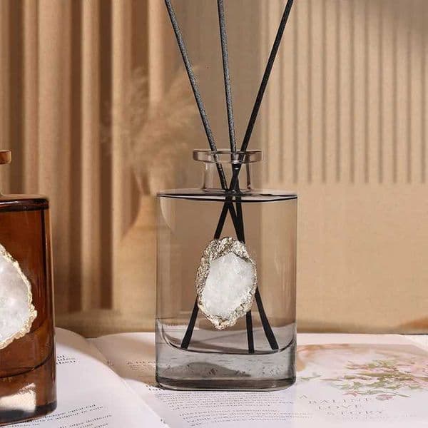 180ml Home Decor Aromatherapy Essential Oil Diffuser with Fiber Rattan SticksReed Diffuser Indoor Household AccessoriesJ260512