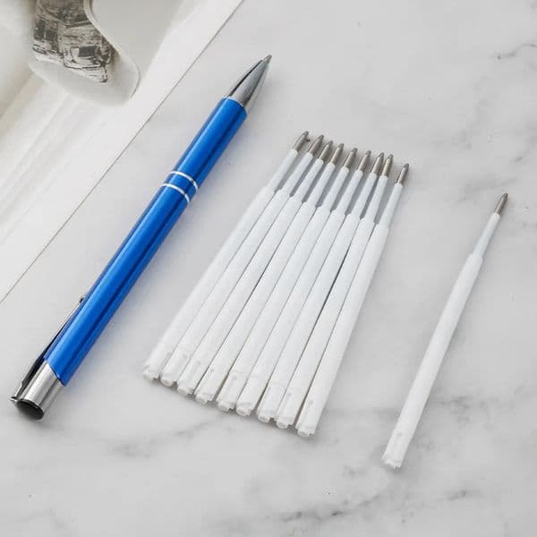 1000Pcs/Lot Replacement Ballpoint Pen Refill 98cm 99mm Plastic Smooth Writing 1mm Medium Tip Black Blue Ink For Parker PH2011 260511