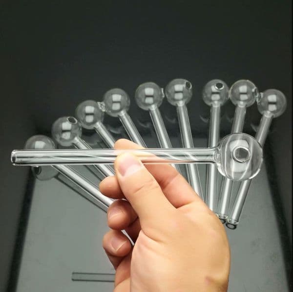 The classic transparent long straight pot is 15cm long and the bubble diameter is 30mm IN STOCK glass pipe bubbler smoking pipe water Glass