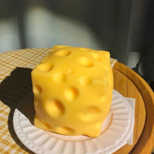 5CM Cheese Squeeze Toy Extra Large Size Cheese Squishy Fidget Toys Slow Rebound Shapeable Venting Ball for Adults Gifts 2026 New H260512