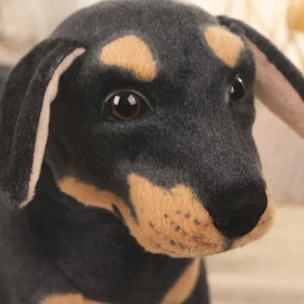 Luxury Designer Decor 25-70Cm Giant Lifelike 2025 Toy Realistic Stuffed Animals Rottweiler Dog room Plush Toys New Gift For Children Decorat 15
