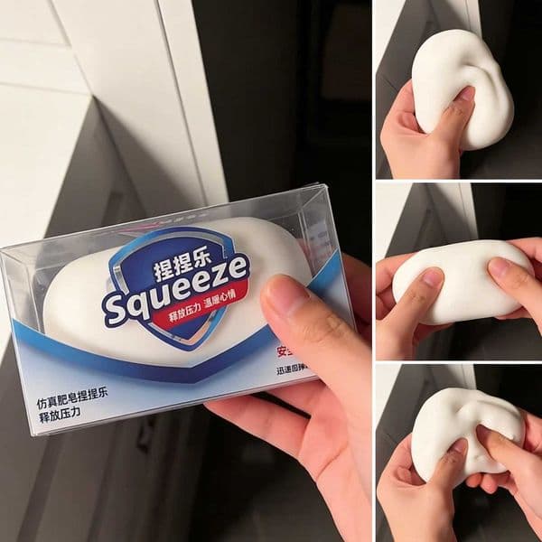 Squishy Soap Peanut Chocolate Stress-Relieving Fidget Toy Soft Relief Anti-Stress Ball Creative Birthday Gift Funny Party Favor H260512