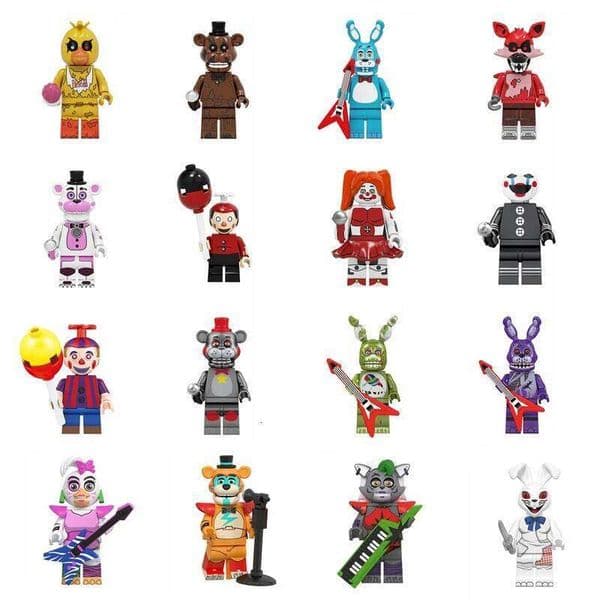 Miniature Bear Fox Spintraft Chica Figurine Five Night At Freddy Action Figure Parts Desktop Ornament Accessories W260512