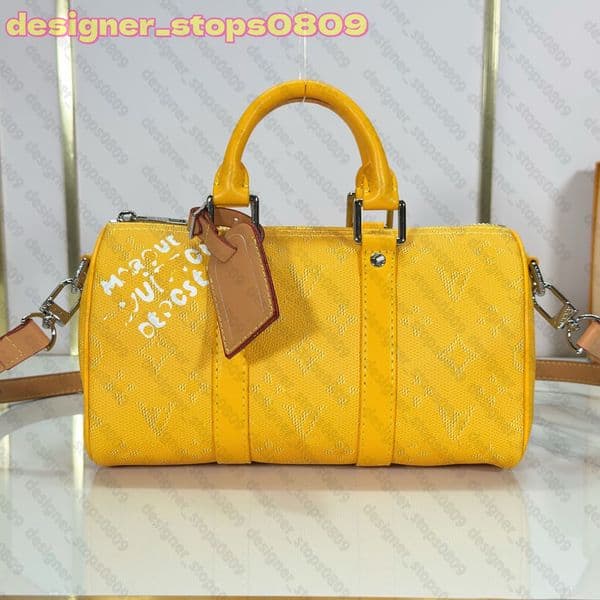 Luxury designer bag Genuine Leather designer bags for women highest quality Keepall Bandouliere 25 Duffel Bags Travel Shoulder Crossbody Bags wallet 10A