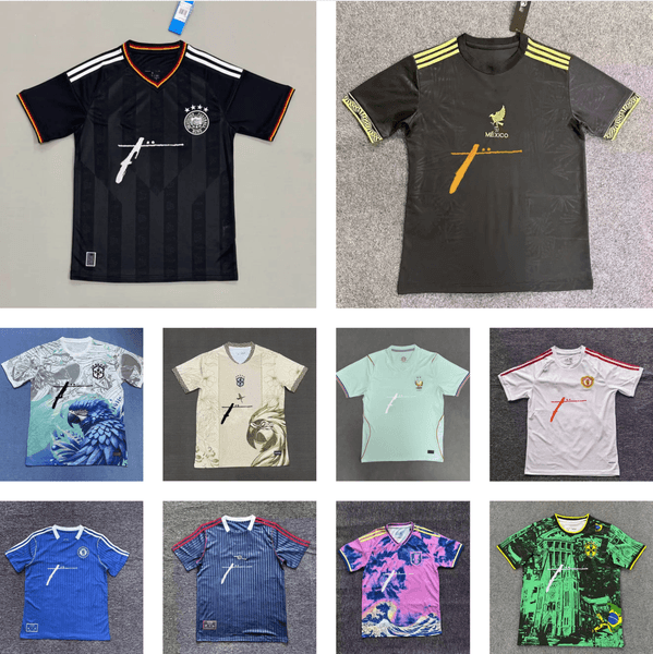 T Shirt Men's Designer Jersey T-Shirt Fashion Training Football Outdoor Tees Slim Fit Short pure cotton washed short sleeved T-shirt