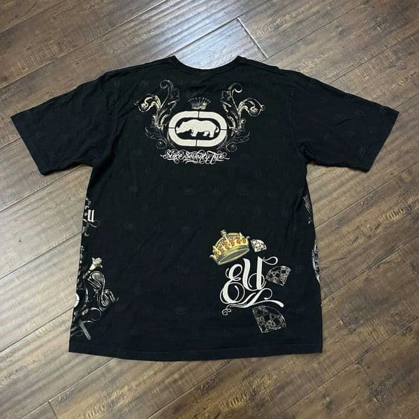 Vintage Ecko Rhino Graphic Tee Y2K Oversized Streetwear T-Shirt Unisex Cotton Couple Top Retro Rebel Shirt for Men Women Q260509