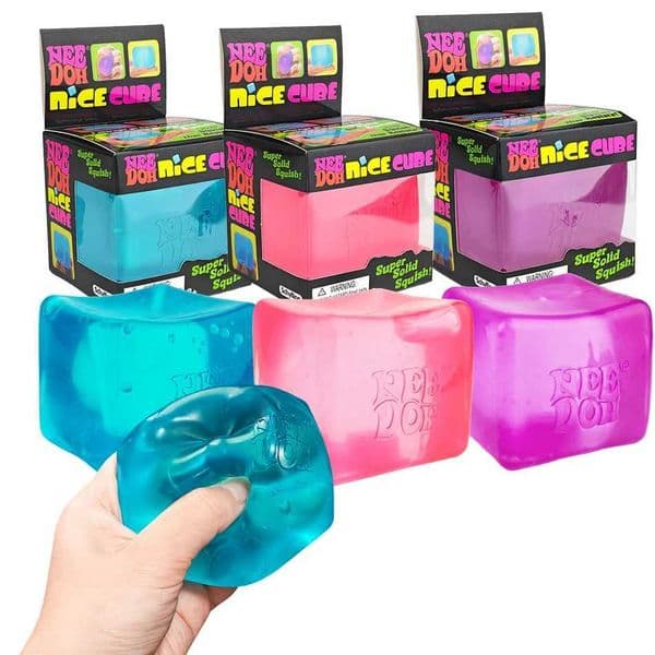 Needoh Nice Cube Sensory Stress Reliever Fidget Tool Slow Rising Desk Sensory Cube for Anxiety Focus for Adults Kids H260512