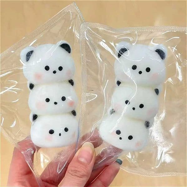 Soft Slow Rebound Panda Squishy Stress Ball Cute Design Desktop Ornament Photo Prop Holiday Fidget Gift Z260525
