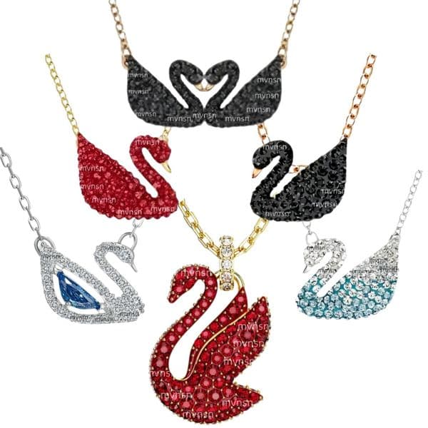 Necklaces designer necklace Beating heart Swan Pendant Necklace jewellery designer for women fashion confession luxury jewelry diamond collarbone chain