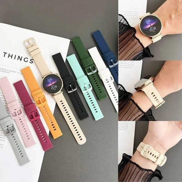 Silicone Band for Watch GT4 GT2/3 Pro Sport Bracelet for Galaxy Watch Active2 Amazfit 22mm 20mm Smart Strap H260511