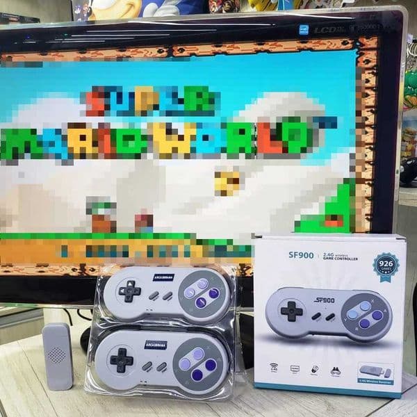 SF900 Retro Video Game Console Wireless Dual Gamepad Video Game Console HD Output 5000 Classical Game Video Game Console T260512