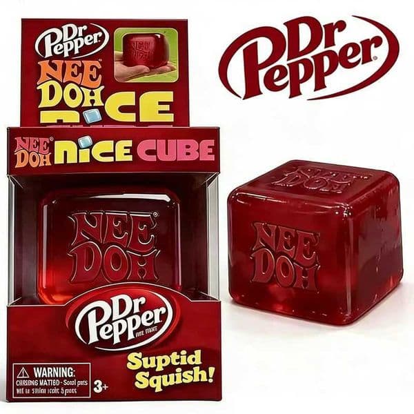 New Schylling Needoh Nice Sensory Squeezing Toy Cube for Stress relief and Fingertip Release Toy for Pinching and Playing H2605121