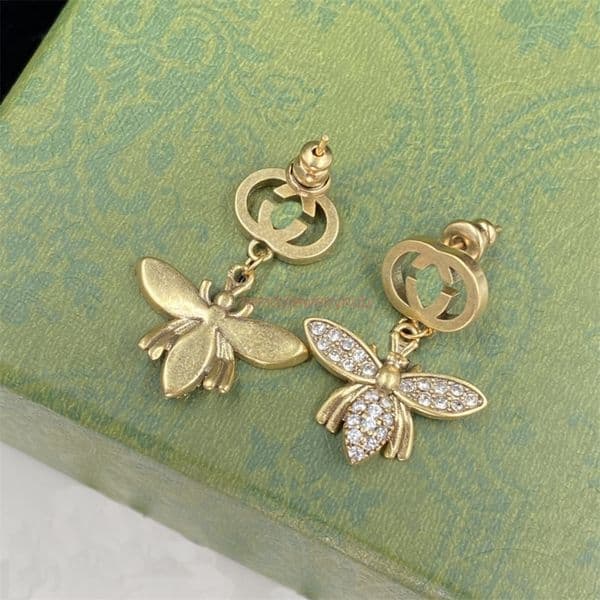 gg earrings luxury jewelry women Designer bee diamond earrings Stud G jewelry earings designer for women stud earrings