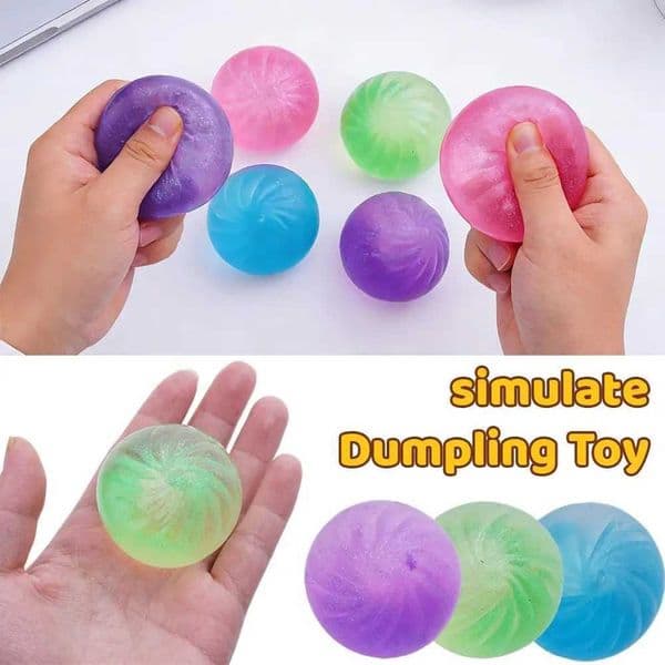 Magic Ventilation Stress Relief Baozi Squeeze Toy Simulation Bun Creative Prank Fun Fidget Toy for Kids Adults Decompression X260511