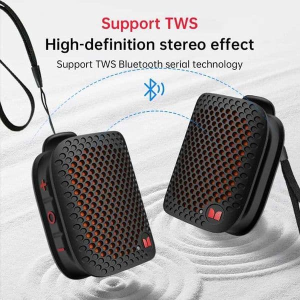 Monster M3 Magnetic Clip-On Mini BT V54 Portable Outdoor Jobsite Wearable Wireless Bluetooth Speakers with Bass Altavoz Mic T260512