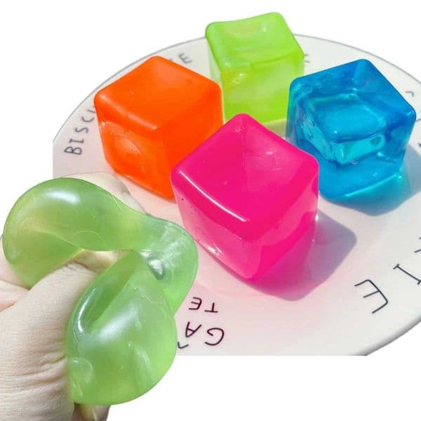 Squishy Plasticity Mochi Fidget Toys Transparency Oil Maltose Squeeze Toy Funny Anti-stress Sensory Toy for Adults Gifts H260512