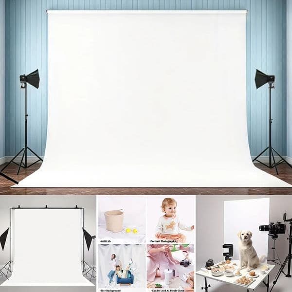 White Backdrop For Portrait Pography Shooting Birthday Party Wedding Event Professional Studio Background Vinyl 260512