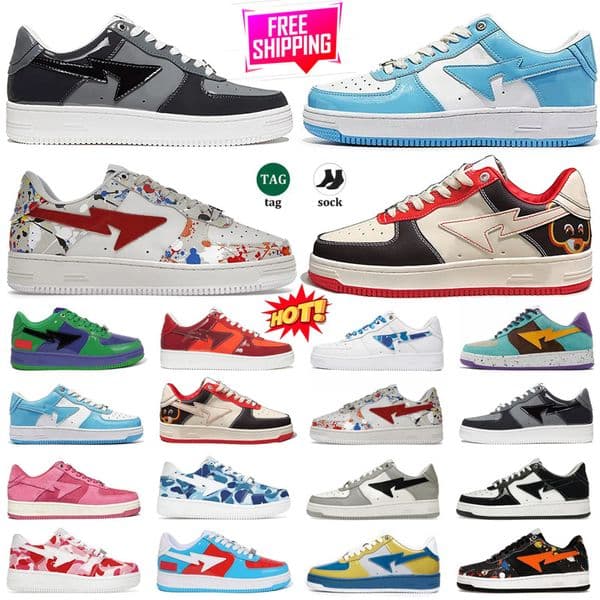 Designer Shoes for Men Women Low Sneakers White Silver Brown Ivory Black Camo Purple Orange Brown Beige Navy Camouflage Fashion Sports Trainers