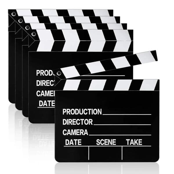 Party holiday party movie clapboard card clapperboard prop game 260512