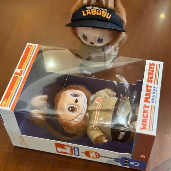 Labubu Wacky Mart Series Vinly Doll Pendant Cute Anime Action Figure Blind Box Surprise Ornaments
