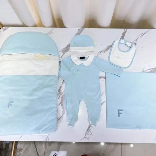 2026 Designer 2026 Baby Newborn Clothing Set - A Fashionable High-End Five-Piece Specially Baby Designed For Newborns, baby Including The Essential Onesie And Pant