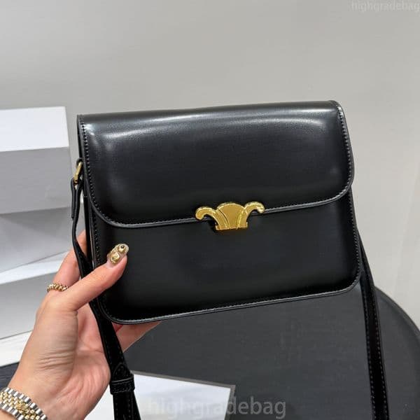 Triomphes bag designer bag crossbody bag Genuine Leather Women Shoulder bag top quality Classic teen Wallet ladies luxury bag fashion lady Underarm purse Saddle bag