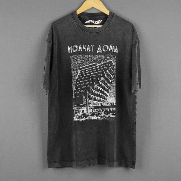Molchat Doma T-Shirt Etazhi Post Punk Darkwave Linea Aspera Mens Short Sves Gift Clothing Print Shirt L260511