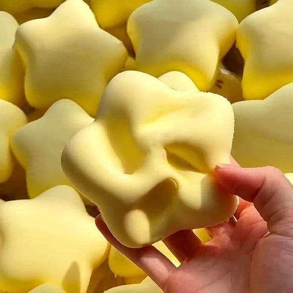 Squishy Toy Stress Release Toys Kawaii Star Squeeze Toy Cute Flower Slow Rebound Wet Soft Suction Finger Pinch Decompression H260512