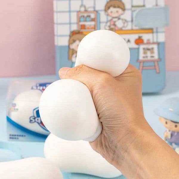 Soap Ball Squishy Soap Stress Ball Fidget Toy Crunchy Squeeze Ball Round Blocks Filled Asmr Anti Stress Toys for Kids Adults H2605121
